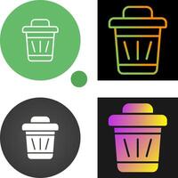 Trash Vector Icon