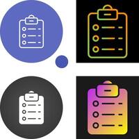 List Check Vector Icon