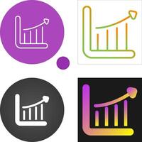 Chart Arrow Grow Vector Icon