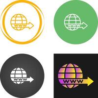 Domain Forwarding Vector Icon