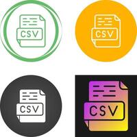 CSV Vector Icon