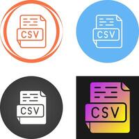 CSV Vector Icon