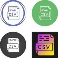 CSV Vector Icon