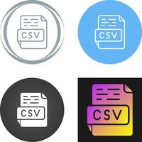 CSV Vector Icon