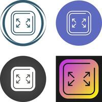 Fullscreen Square Vector Icon