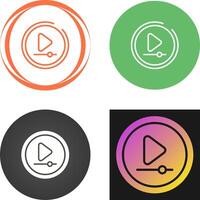 Video Play Button Vector Icon