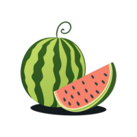 AI generated watermelon  fruit on transparent background png