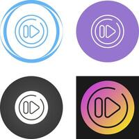 Next Track Circle Vector Icon