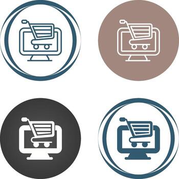 icono de vector de computadora
