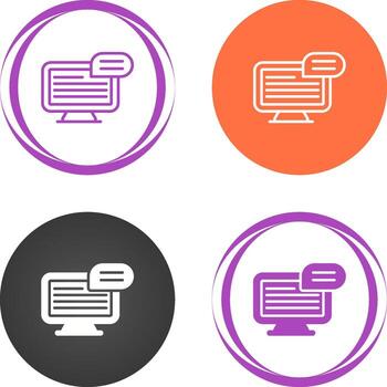 Computer Vector Icon