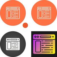 Browser Vector Icon