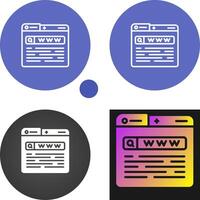 World Wide Web Vector Icon