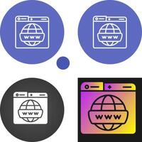 World Wide Web Vector Icon