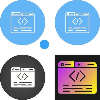 Programming Vector Icon