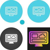 Desktop Vector Icon