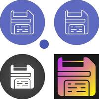 Floppy Disk Vector Icon