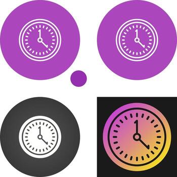 Clock Vector Icon