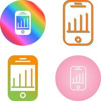 Mobile Analytics Vector Icon
