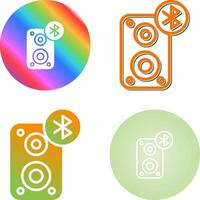 Portable Bluetooth Speaker Vector Icon