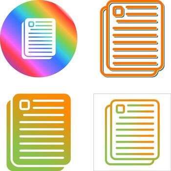 Document Vector Icon