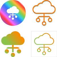 Cloud Computing Vector Icon