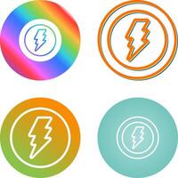 Lightning bolt Vector Icon