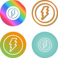 Lightning bolt Vector Icon