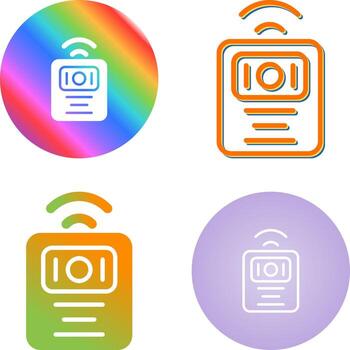 inalámbrico intercomunicador vector icono