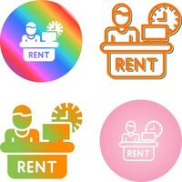 Rental Service Vector Icon