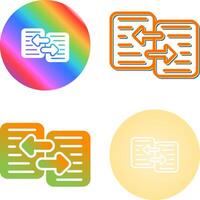 Data Transfer Vector Icon