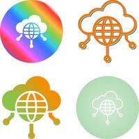 Public Cloud Vector Icon