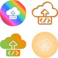 Cloud Deployment Vector Icon