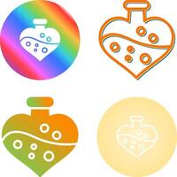 Love potion cocktail Vector Icon