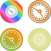 Love clock Vector Icon