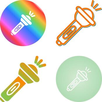 Flashlight Vector Icon