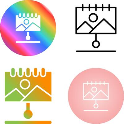 Canvas Vector Icon