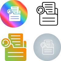 Document Undo Vector Icon