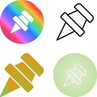 Thumbtack Vector Icon