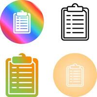 Clipboard with documents Vector Icon