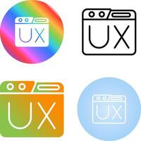 User Experience Vector Icon