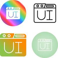 User Interface Vector Icon