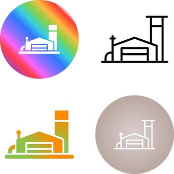 icono de vector de fábrica