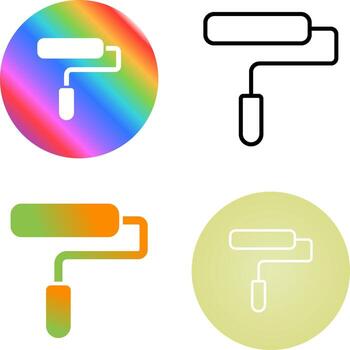 icono de vector de rodillo