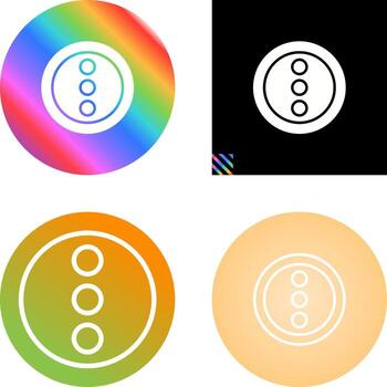 menú puntos vertical vector icono