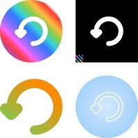 Rotate Left Vector Icon