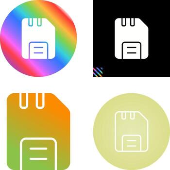 Disk Vector Icon