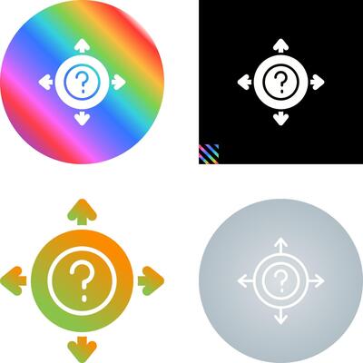 Uncertainty Vector Icon