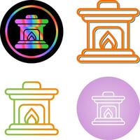 Fire Place Vector Icon