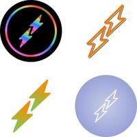 Lightning Vector Icon