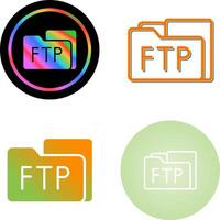 FTP Access Vector Icon